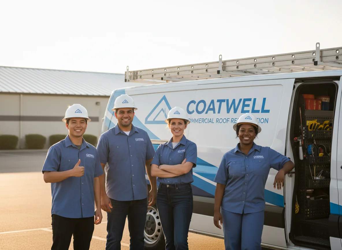 Commercial roof coating company in Golden City, MO